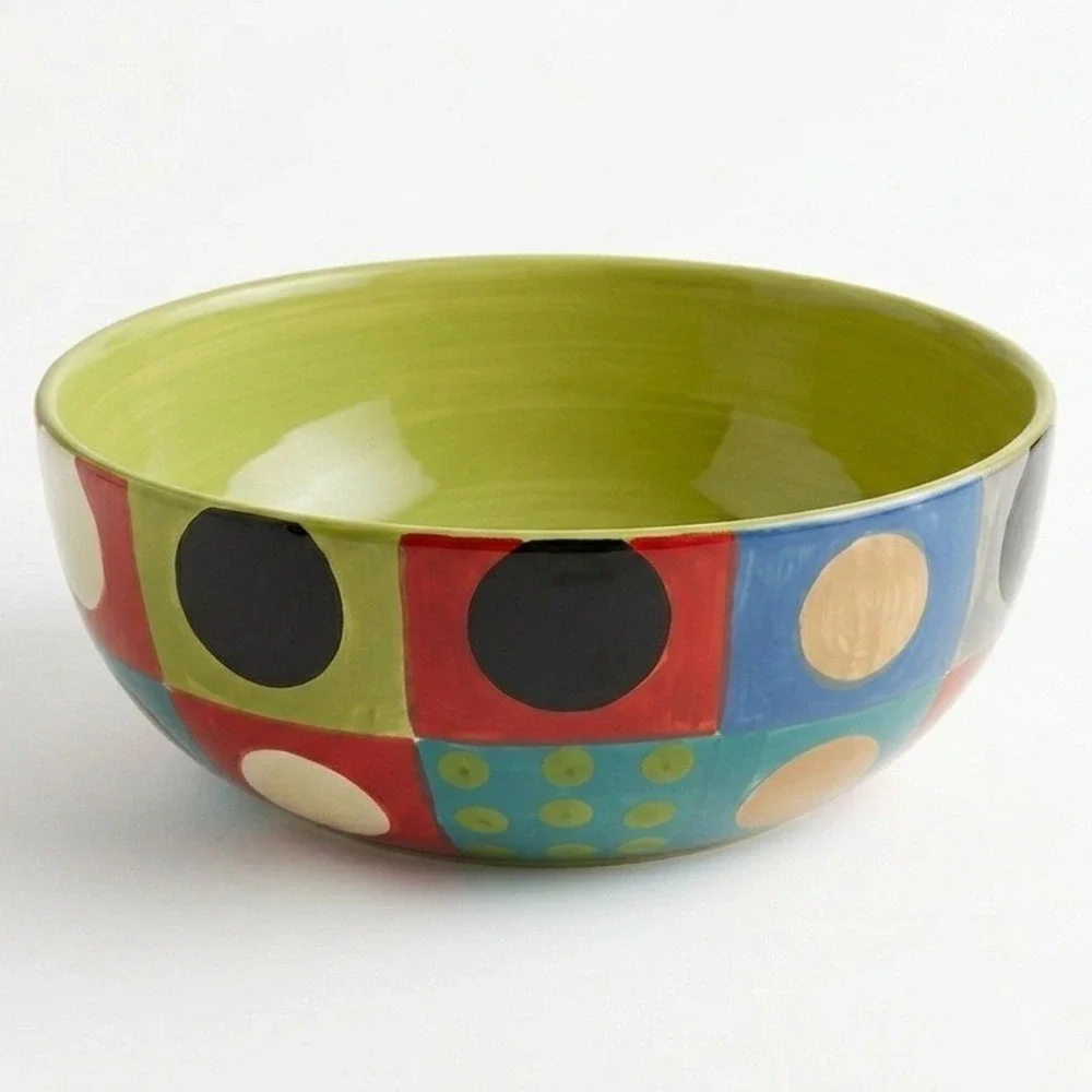 Pier‎ 1 Urban Dot Handcrafted Earthenware 11